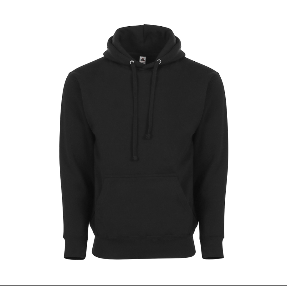 SMART BLANKS STYLE 101 ADULT COMFORT HOODIE 80/20 (L) black
